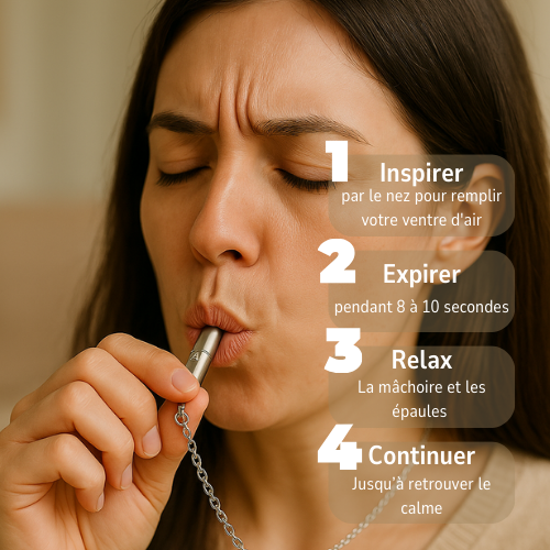 ZenBreath - Collier de Respiration Anti-Stress