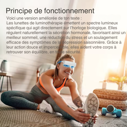 Lunette de luminothérapie LumiZen