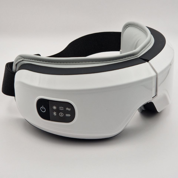 Le masque pour les yeux serenity posé sur fond blanc en vue d'ensemble.